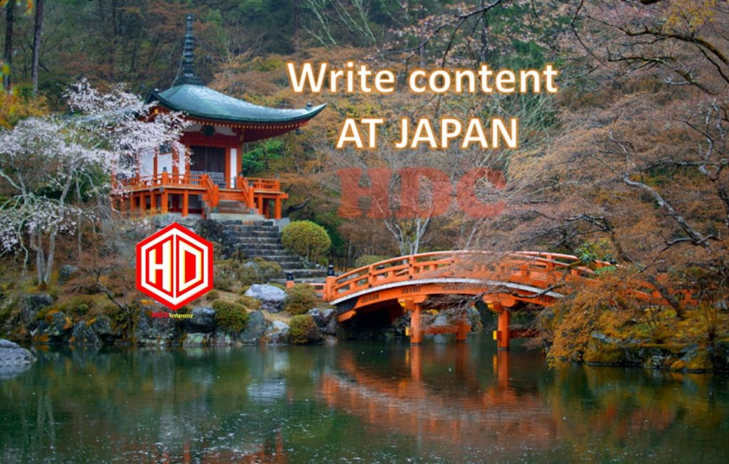 viết content tại Nhật Bản
