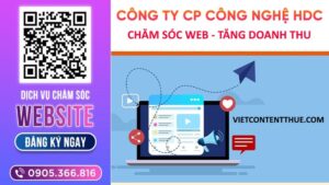 cham soc web tang doanh thu