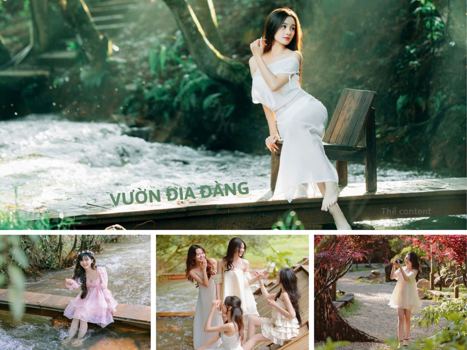 Vườn Địa Đàng - Quán cafe view suối tại Đà Lạt