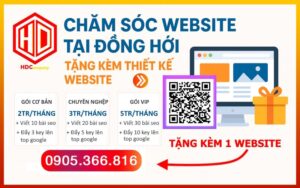 giải pháp chăm sóc website tại Đồng Hới